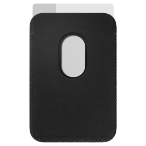 Portofel Wallet Magnetic Smartphone Spigen VALENTINUS MagSafe (Negru)