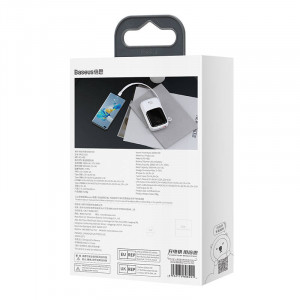 Powerbank Baseus Qpow PRO cu cablu, 10000 mAh, 22.5 W (alb) PPQD060102 - Img 14