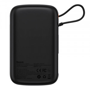 Powerbank Baseus Qpow PRO cu cablu, 10000 mAh, 22.5 W (negru) PPQD060101 - Img 10