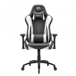 Scaun Gaming Ergonomic FragON - 5X Series, Negru/Alb 2024