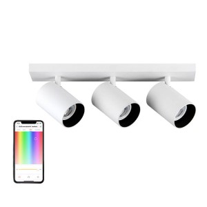 Spot Tip Plafoniera Smart GU10 60W Yeelight YLDDL-0085 (trei becuri) alb