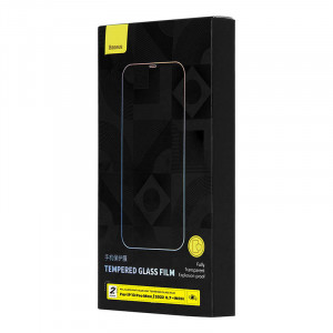 Sticla securizata Baseus Anti-lumina albastra 0.3 mm pentru iPhone 14 Plus/13 Pro Max (2 buc) SGBL080202 - Img 6