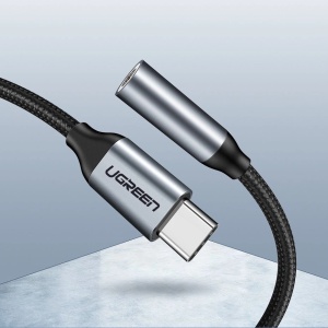 Adaptor USB C Jack Audio UGREEN USB-C la mini jack 3.5mm 30632