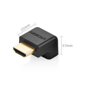 Adaptor Video HDMI 4K Unghiular UGREEN HD112, Adaptor HDMI 4K 20109 (negru)