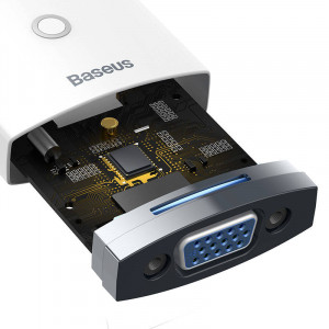 Adaptor HDMI la VGA din seria Baseus Lite fara audio (alb) WKQX010002 - Img 5