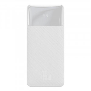 Baterie Externa Powerbank Baseus Bipow 30000mAh, 15W (Alb) PPBD050202