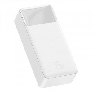 Baterie Externa Powerbank Baseus Bipow 30000mAh, 15W (Alb) PPBD050202