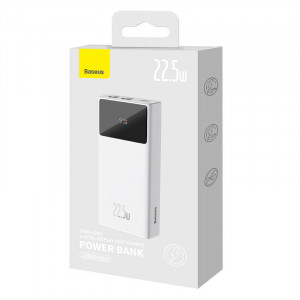 Baterie externa Powerbank Baseus Star-Lord 30000mAh, USB, USB-C, 22.5W (alb) PPXJ080102 - Img 6