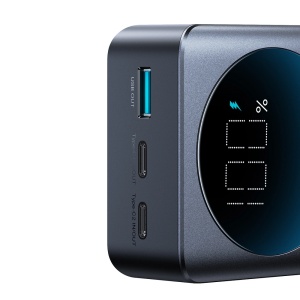 Baterie Externa Powerbank Joyroom JR-PBF05 Display Digital 30000mAh 65W (Negru)