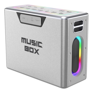 Boxa Portabila Wireless Bluetooth HiFuture Music Box 100W + 2 Microfone