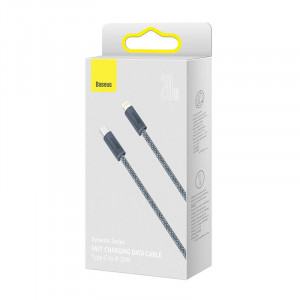 Cablu de date Baseus Dynamic Series USB-C la Lightning, 20W, 2m (gri) CALD000116 - Img 6