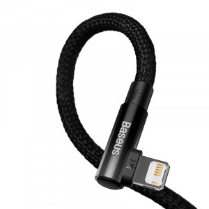 Cablu de date Baseus USB la Lightning MVP 2 20W 1m (negru) CAVP000001 - Img 3