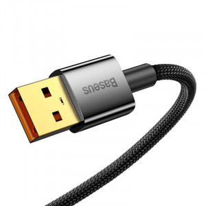 Cablu de date rapid Baseus Explorer, USB la USB-C, 100 W, 2 m (negru) CATS000301 - Img 8