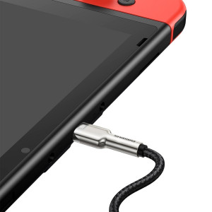 Cablu de date rapid USB-C la USB-C Baseus Cafule, 100W, 2m (negru) CATJK-D01 - Img 5