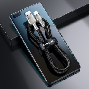 Cablu de date rapid USB la USB-C Baseus Cafule, 66W, 2m (negru) CAKF000201 - Img 6
