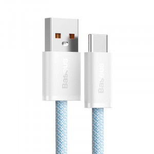Cablu de date rapid USB la USB-C Baseus Dynamic Series, 100W, 2 m (albastru) CALD000703 - Img 5