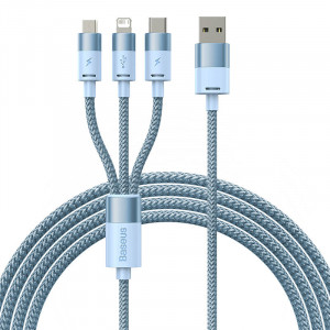 Cablu incarcare USB 3in1 Seria Baseus StarSpeed