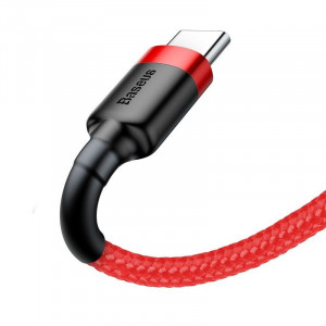 Cablu Incarcare Rapid USB-C BASEUS Cafule 2A 3m (Rosu) CATKLF-U09