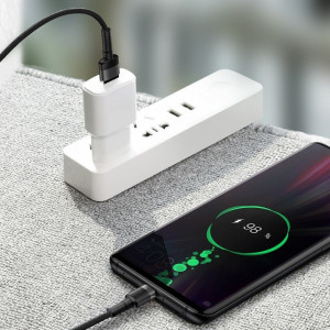 Cablu de date USB-C Baseus Cafule Huawei SuperCharge, QC 3.0, 5A 1m (negru+gri) CATKLF-PG1 - Img 8