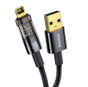 Cablu de date USB la Lightning Baseus Explorer, 2.4 A, 2 m (negru) CATS000501 - Img 6