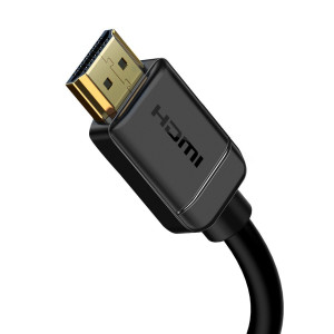 Cablu HDMI Baseus 2.0 4K 30Hz, 3D, HDR, 18Gbps, 8m (negru) CAKGQ-E01