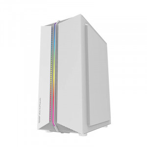 Carcasa computer Darkflash DK151 LED cu 3 ventilatoare (alb) - Img 4