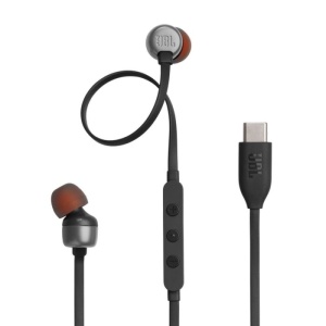 Casti cu Fir In Ear USB-C JBL Tune 310C Pure Bass EU (Negru)