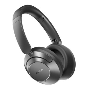 Casti Wireless Bluetooth Over Ear EarFun WavePro Hi-Res Audio, ANC, Microfon AI (negru)