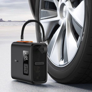 Compresor portabil Baseus Mega EnergyPump Series, 2 cilindri 6000 mAh cu lanterna CRNL060001 - Img 14