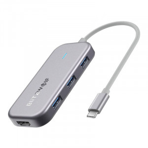 Hub adaptor 7 in 1 Blitzwolf BW-TH5 USB-C, 3X USB, USB-C PD, SD, TF, HDMI - Img 1