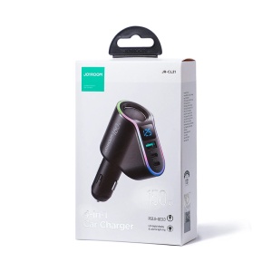 Incarcator Auto Rapid 4in1 Joyroom JR-CL21 QC3.0 / 2xUSB-C PD 150W (Negru)