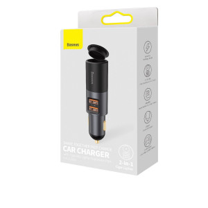 Incarcator Auto Rapid BASEUS Share Together, bricheta auto, 2x USB, 120W