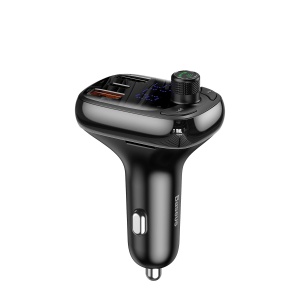 Incarcator Auto Transmitator MP3 Bluetooth Baseus T-Shaped S-13 (negru) CCMT000101