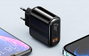 Incarcator Rapid de Retea Mcdodo CH-7170 PD 20W 2xUSB + USB-C (Negru)