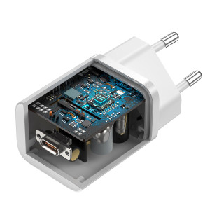 Incarcator Telefon Rapid Baseus Super Si 1C 25W (alb) CCSP020102