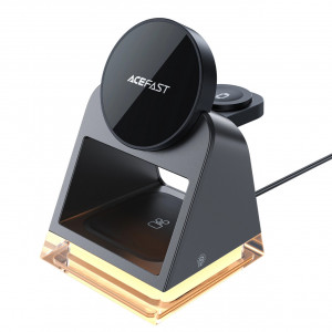Incarcator Wireless Inductie Suport Birou 3in1 Acefast E17 MagSafe