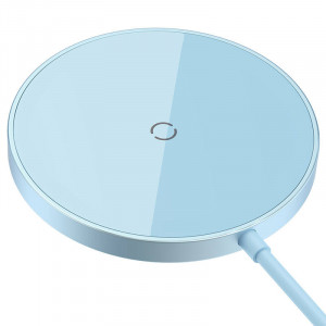 Incarcator wireless magnetic Baseus Simple Mini3 15W (albastru) 
