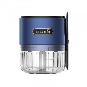 Masina de Tocat Electrica Wireless Chopper Deerma 150ml 40W JS100 (Albastru)