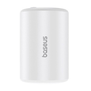 Pompa Aer Portabila Wireless Baseus PocketGo 240 l/min 4000Pa, Lanterna LED, Functie Dezumflare (Alba)