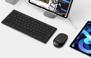 Tastatura Ipad + Mouse Wireless Pentru IPad/IPhone Omoton