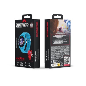 Smartwatch Pentru Copii Maxlife MXSW-210, Ecran TFT 0.96 Inch, IP68, Parental Mode (Albastru)