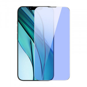 Sticla securizata Baseus Crystal Anti-albastru si rezistenta la praf 0.3 mm pentru iPhone 14 Plus/13 Pro Max (2 buc) SGBL120202 - Img 1