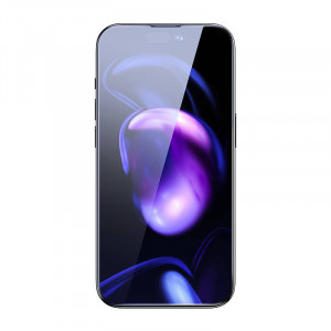Sticla securizata Baseus Crystal Anti-albastru si rezistenta la praf 0.3 mm pentru iPhone 14 Pro Max (2 buc) SGBL120302 - Img 4