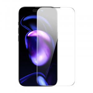 Sticla securizata Baseus Crystal rezistenta la praf 0.3 mm pentru iPhone 14 Pro Max (1buc) SGBL160302 - Img 1