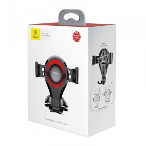 Suport Auto Gravitational Telefon BASEUS Osculum Pentru Parbriz / Bord (Rosu) SUYL-XP09