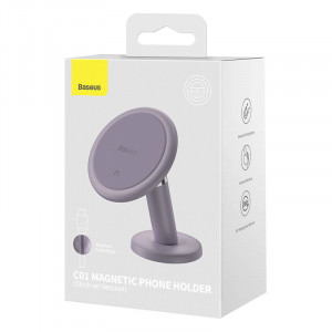 Suport Auto Telefon Magnetic Baseus C01 Pentru Bord (violet) SUCC000005