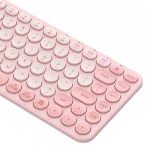 Tastatura wireless Tri-Mode Baseus K01A Baby Pink B00955503413-00 - Img 7