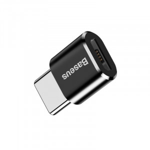 Adaptor Micro USB la USB-C Baseus (Negru) CAMOTG-01