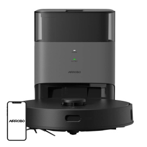 Aspirator Robot Inteligent cu Statie AIRROBO T20+ Navigatie LiDAR 60W 2600Pa, 0.35L (Negru)