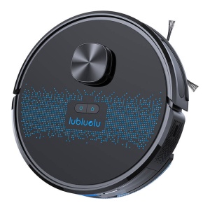 Aspirator Robot Inteligent cu Statie Lubluelu SL60 Plus Navigatie LiDAR 42W 4000Pa, 0.25L (Negru)